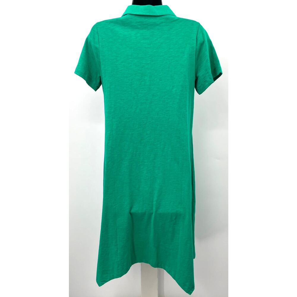 Soft Surroundings Danielle Solid Green Button Dre… - image 3